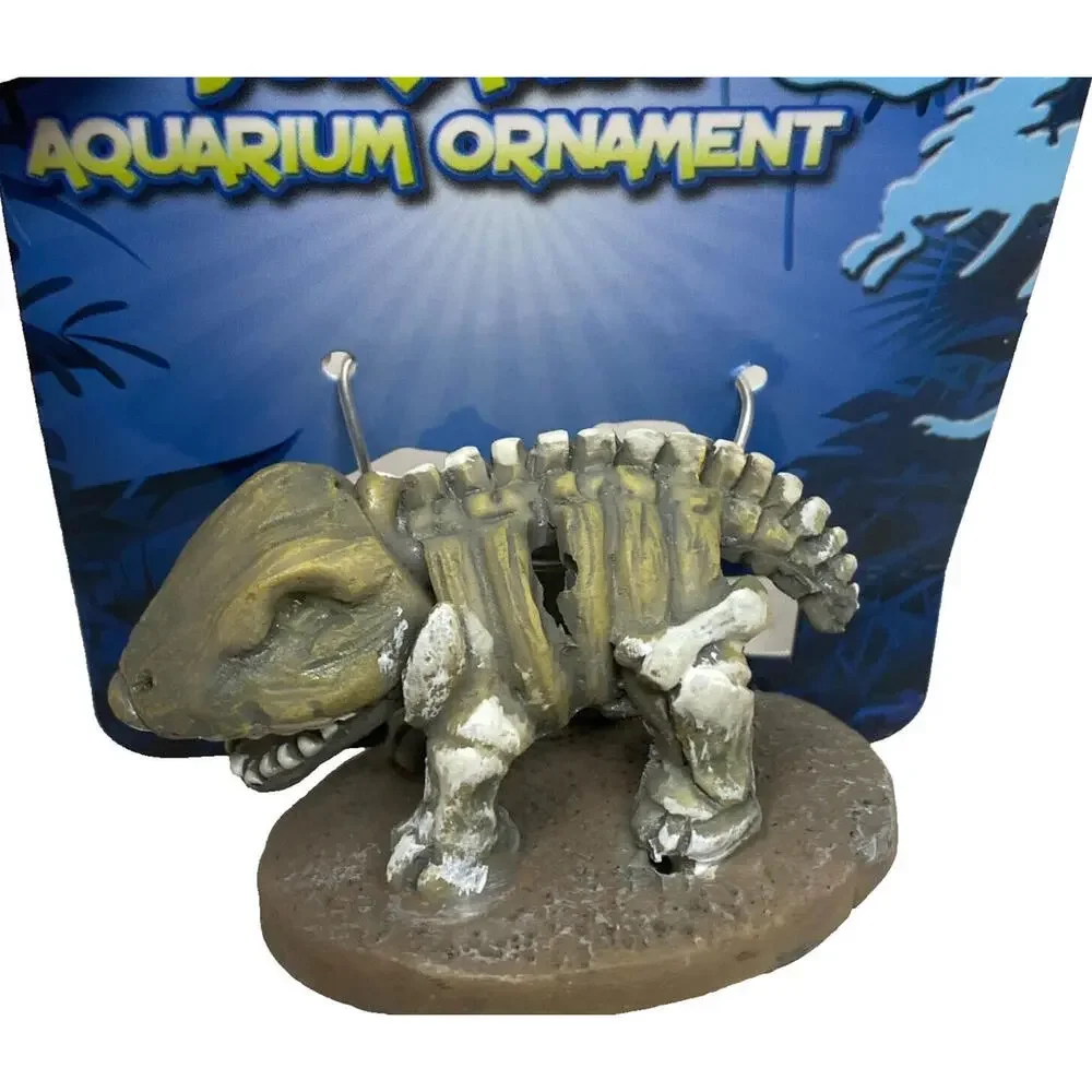 Penn Plax Glows in Dark Jurassic Dinosaur Aquarium Ornament Mini 2